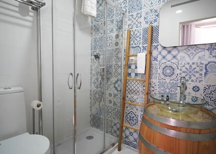 The Blue And White House