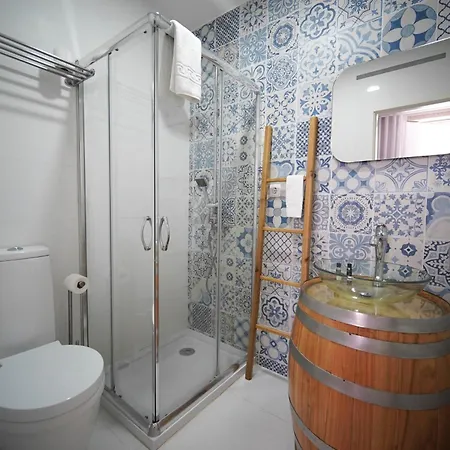 The Blue And White House