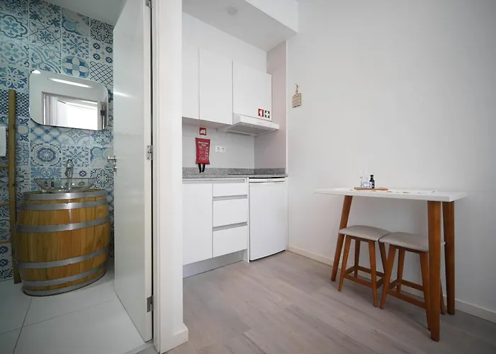 The Blue And White House